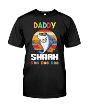 Daddy Sharks Doo Doo Doo Classic T-Shirt front
