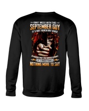 Don't Mess With This September Guy Crewneck Sweatshirt tile