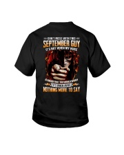 Don't Mess With This September Guy Youth T-Shirt tile