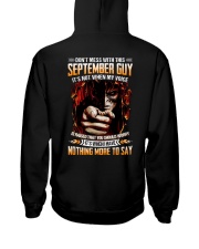 Don't Mess With This September Guy Hooded Sweatshirt tile