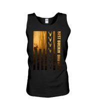USA Flag Best BuckinDad Ever Deer Hunting Unisex Tank tile
