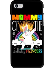 Mommy Of Birthday Princess Phone Case tile