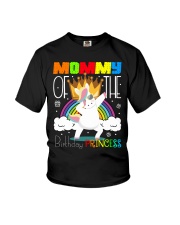 Mommy Of Birthday Princess Youth T-Shirt tile