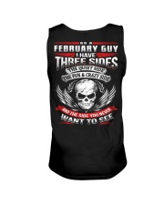 February Guy with Three Sides Unisex Tank thumbnail