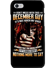 Don't Mess With This December Guy Phone Case tile