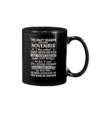 This Crazy Grandma Was Born In November Mug tile