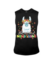 She Is A Bad Mama Llama Sleeveless Tee tile