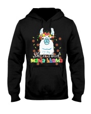 She Is A Bad Mama Llama Hooded Sweatshirt tile