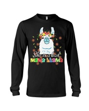 She Is A Bad Mama Llama Long Sleeve Tee tile