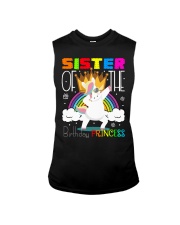 Sister Of Birthday Princess Sleeveless Tee tile