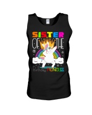 Sister Of Birthday Princess Unisex Tank tile