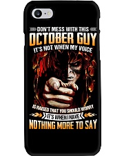 Don't Mess With This October Guy Phone Case tile