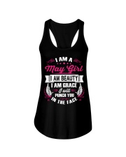 May Girl Will Punch You In The Face Ladies Flowy Tank thumbnail