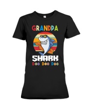 Grandpa Sharks Doo Doo Doo Premium Fit Ladies Tee tile