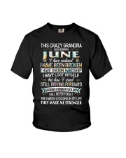 This Crazy Grandma Was Born In June Youth T-Shirt tile