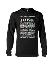 This Crazy Grandma Was Born In June Long Sleeve Tee tile