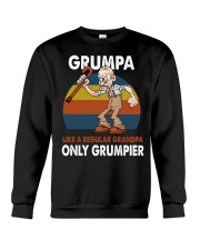 Grumpa Like A Regular Grandpa only Grumpier Crewneck Sweatshirt tile