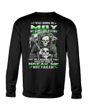 May Guy My Scars Tell A Story Crewneck Sweatshirt thumbnail