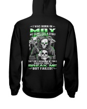 May Guy My Scars Tell A Story Hooded Sweatshirt thumbnail
