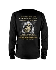 Don't Mess With This February Guy Long Sleeve Tee thumbnail