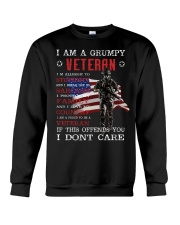 I am a grumpy veteran Crewneck Sweatshirt tile