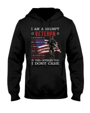 I am a grumpy veteran Hooded Sweatshirt tile