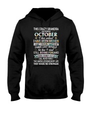 This Crazy Grandma Was Born In October Hooded Sweatshirt tile