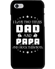 I Have Two Titles Dad And Papa Phone Case tile