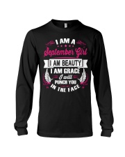 September Girl Will Punch You In The Face Long Sleeve Tee thumbnail