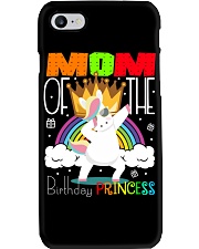 Mom Of Birthday Princess Phone Case tile