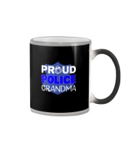 Proud Police Grandma Color Changing Mug tile