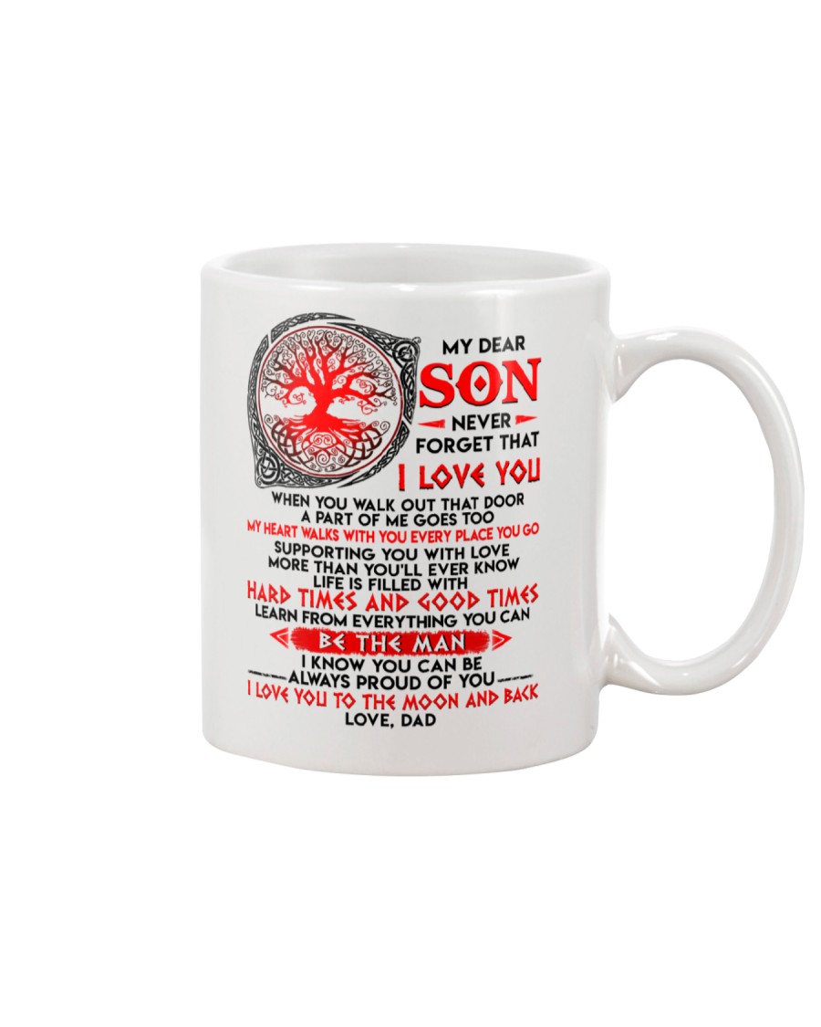 Viking Walk Out That Door Son Mug