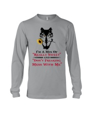 I'm A Mix Of Really Sweet Wolf Long Sleeve Tee thumbnail