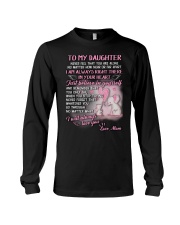 Daughter Never Feel That You Are Alone Elephant Long Sleeve Tee thumbnail