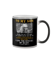 Wolf Strength Of My Love Son Color Changing Mug thumbnail