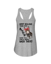 Rolling Your Eyes Farmer Ladies Flowy Tank thumbnail