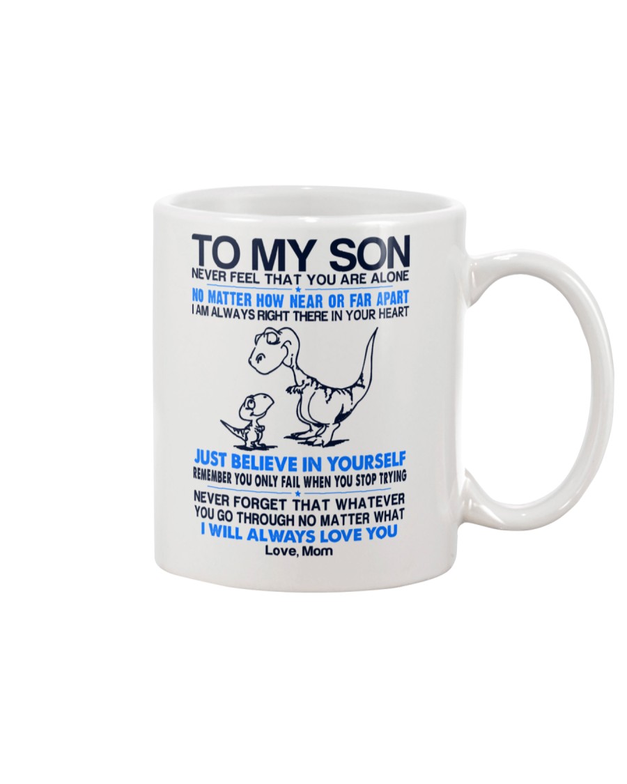 Dinosaur Near Or Far Apart Son Mug