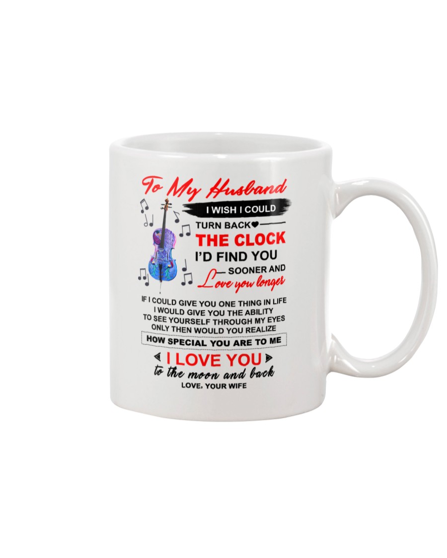 Instruments Cello Husband Clock Ability Moon Mug