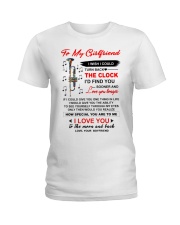 Instruments Trumpet Girlfriend Clock Ability Moon Ladies T-Shirt thumbnail