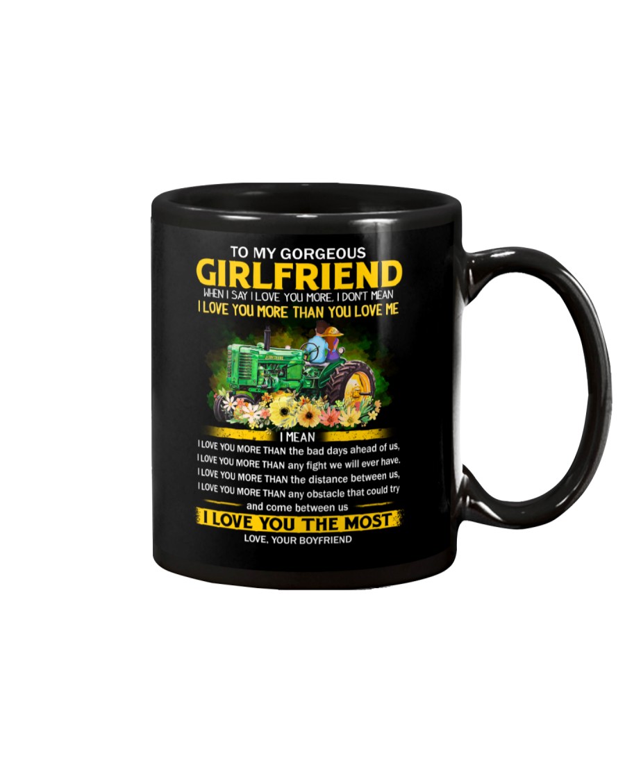 Farmer Girlfriend I Love You More Mug