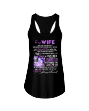 Butterfly Wife Ups And Downs Love Ladies Flowy Tank thumbnail