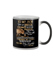 You Are Braver Than You Believe Wolf Color Changing Mug thumbnail