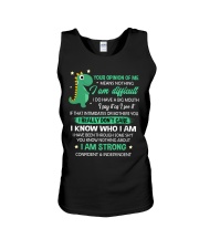 Your Opinion Of Me Means Nothing Dinosaur Unisex Tank thumbnail