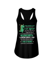 Your Opinion Of Me Means Nothing Dinosaur Ladies Flowy Tank thumbnail