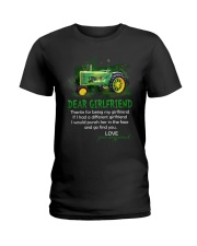 Thanks For Being My Girlfriend Tractor Ladies T-Shirt thumbnail