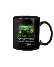 Thanks For Being My Girlfriend Tractor Mug front