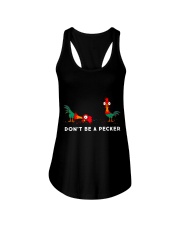 Don't Be A Pecker Chicken Ladies Flowy Tank thumbnail