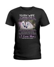 Sometimes It Is Hard To Find Words To Tell You Ladies T-Shirt thumbnail