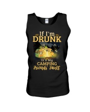 It's My Camping Friends' Fault Camping Unisex Tank thumbnail