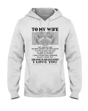 My Wife Growing Old Wolf Hooded Sweatshirt front